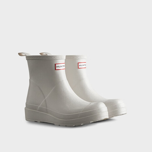HUNTER女鞋女士酷玩亮彩粉短靴雨靴女鞋女靴防水防滑 月白/SHW 40 (40.5)