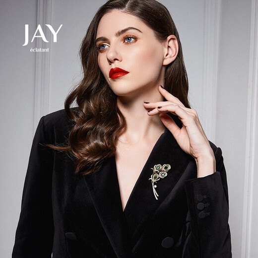 Jay Feng Ling brooch, high-end women's corsage, suit accessories, birthday gift for mother, mother-in-law and elders Feng Ling brooch