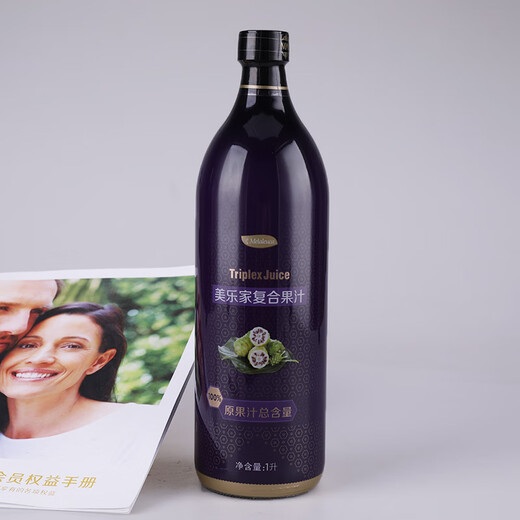 美乐家复合果汁随身包1050ml诺丽果汁大瓶便携装环保超市生活馆官网直购 复合果汁大瓶 1L*1瓶