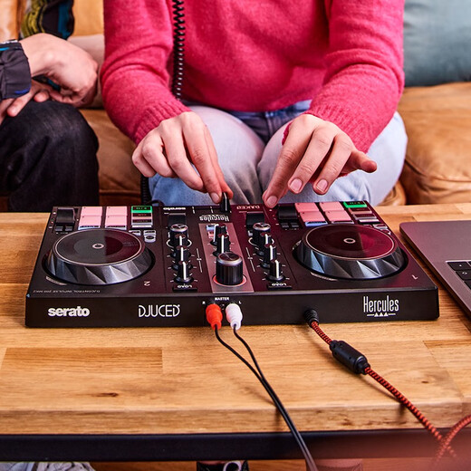 Hercules Inpulse 200 MK2 entry-level disc player, novice DJ party, student party, dormitory home nightclub portable digital controller set Inpulse200 MK2+ handbag