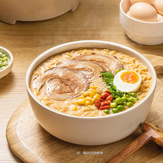 Master Kong Instant Noodles, Soup Master, Japanese Barbecued Pork Bone Noodles, 5-packs 110g*5, Instant Noodles in Bags, Breakfast