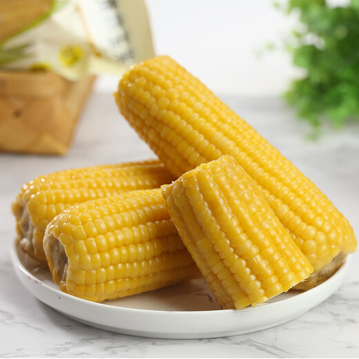 Good Farmer Inner Mongolia yellow waxy corn on the cob 8 bags*220g, soft and waxy, sweet, vacuum-locked, straight from the source, gift box