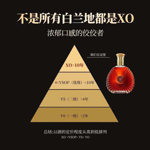 
French wine XO Brandy 40 spirits mix Louis Brandon Single 700mL 1 bottle (gift box)