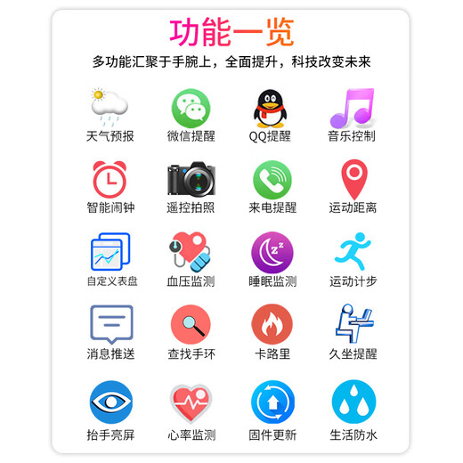 2025年运动手环表6代计步器监测M4/M5心率睡眠蓝牙电话提醒防水情侣男希普拓跑步手环 炫酷黑顶配版【防水增强】深度防水+红包礼品