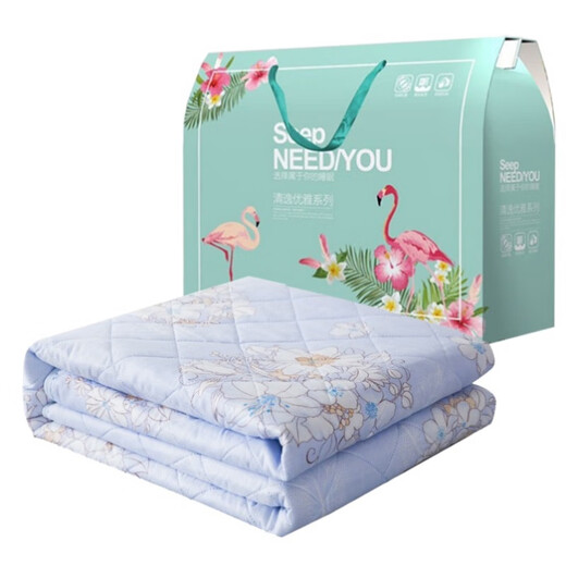 Kreative kleine Geschenkanpassungsfirma, die Jahresversammlung, Mitarbeiteraktivitätspreise eröffnet, ist praktisch und elegant, um Kunden Sommersteppdecke-Geschenkboxdecke 1,5 * 2,0 Meter (zufälliges Muster) zu schicken