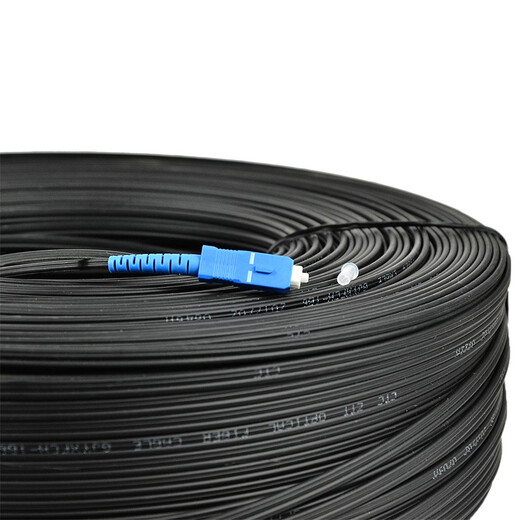 鲁诚讯家用工程成品皮线光纤线SCUPC SCUPC光纤跳线光钎线单芯单模光纤移动电信联通广电通用千兆网络 800米