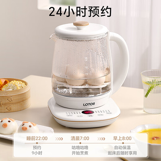 LOTOR Health Pot Tea Kettle Constant Temperature Kettle Smart Stew Integrated Electric Kettle Office Insulation Flower Tea Kettle Government Subsidy 316 Heating Plate H20 Basic Model