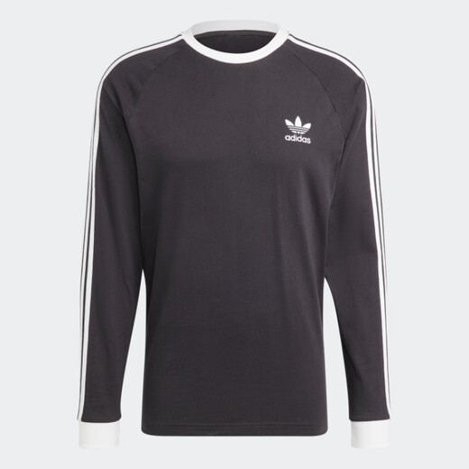 adidas [Jinlang Sports] Herren-Retro-Outfit Slim Long Sleeve Round Neck T-Shirt IA4877 IA4877 S