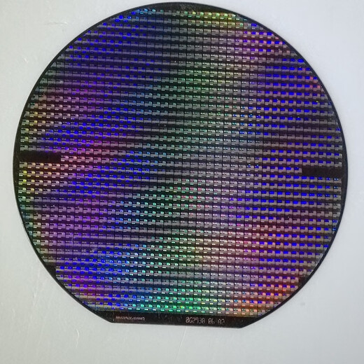Crystal CPU wafer wafer photolithography integrated circuit chip semiconductor silicon wafer teaching science test six inches 03 free acrylic bracket
