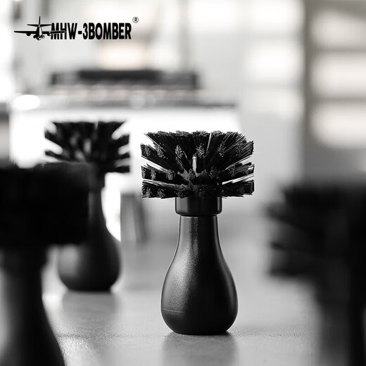 MHW-3BOMBER bomber ABS powder bowl cleaning brush coffee machine handle cleaning brush bar tool coffee handle cleaning brush powder bowl cleaning brush (51-58mm universal)