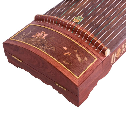 Brand Dunhuang Dunhuang Guzheng 694KK Serie Teshi Guyi SUMU SOLC Wood Performance Grade Grease Window Window Discurso flotante y colorido 7694rr Hibiscus de agua transparente (conjunto completo de accesorios)