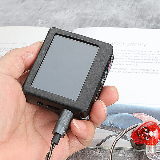 Hidizs AP80 Pro-X music player lossless HIFI portable sports enthusiast car MP3 Walkman original leather case dark black AP80 Pro-X