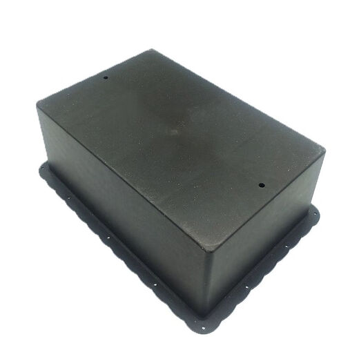 XMSJ定制PVC一次性桥架预留方盒塑料预埋盒通风桥架双排水管预留洞口 国标200x200x15052个