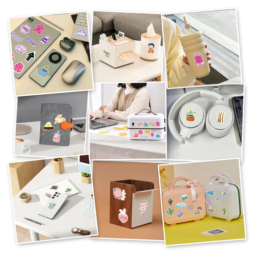 50 pegatinas de cuentas de mano de estado de ánimo de dulces Decoración Patrón pequeño para niñas Heart Water Cup Photo Álbum de fotos Guitar Auriculares Diario Tableta de la maleta Material de bricolaje Decoración creativa impermeable [50 imágenes no se repiten] Candy-693 5-8 cm