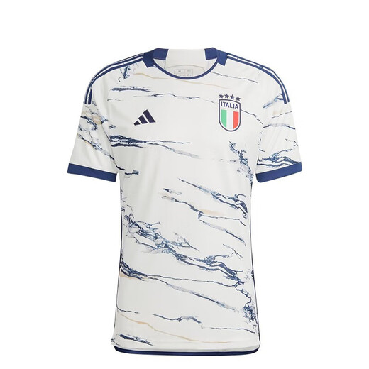 阿迪达斯（adidas）T恤男装夏季秋新款运动服舒适透气篮球训练短袖 HS9896意大利球员版球衣 M