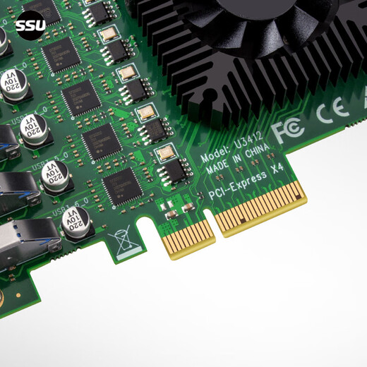 Pcie to usb3.2/3.1/3.0 expansion card 12 ports independent 6-channel usb adapter card pciex4x16 12 ports (rear 6 ports + 19Px3)