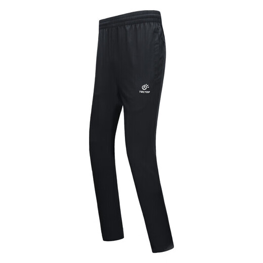 TECTOP Quick-drying pants for men outdoor breathable quick-drying pants for sports hiking pants 053 men's black XL
