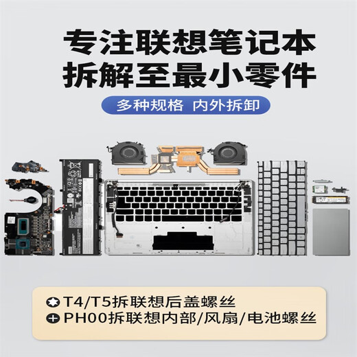 联想拯救者笔记本拆机工具电脑主板风扇拆卸清灰换硅脂螺丝刀套装 信越硅脂7921降温款+赠辅
