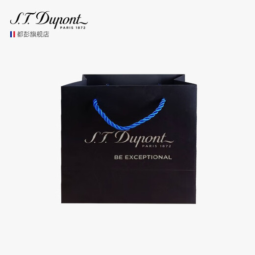 Dupont French Dupont brand official hand gift bag men's gift black gift bag
