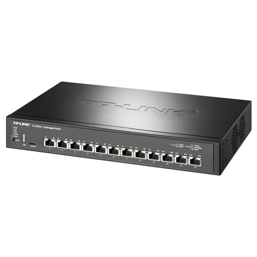 TP-Link Full 10G Switch 10G Ethernet-Überwachungsnetzwerk-Netzwerk-Hub-Splitter TL-St5012 12-Port 10G Dreischicht-Netzwerkverwaltung