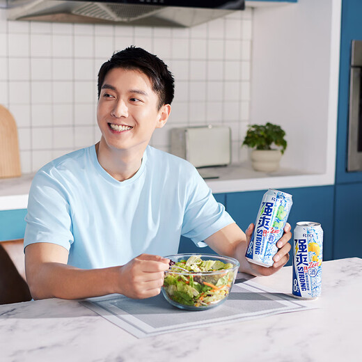 锐澳（RIO）可自由搭配强爽8度系列预调鸡尾酒洋酒气泡果酒500ml大容量 【零糖】8度凤梨风味500mL6罐