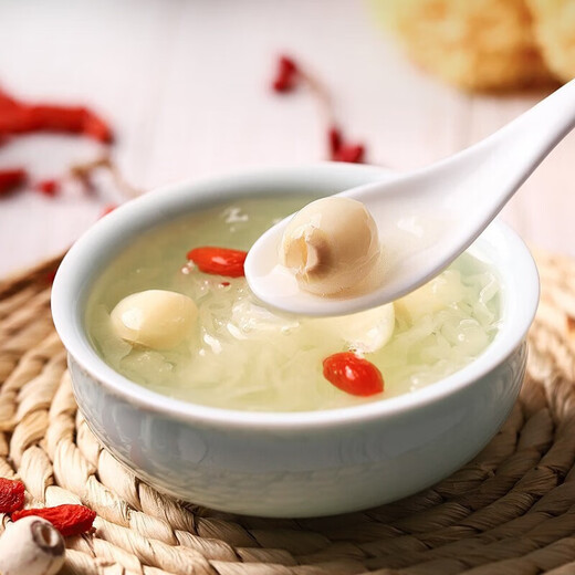 Guqintang lily lotus seed combination dry goods fresh lotus seed core lily dried dragon teeth slice combination edible porridge, porridge, tea and wolfberry [2 cans] dried lily + lotus seeds (2 cans) dried lily + lotus seeds