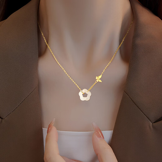 The only (Winy) Hetian Jade sterling silver necklace, women's pendant, birthday gift, Valentine's Day, girl gift to girlfriend and wife, silver jewelry