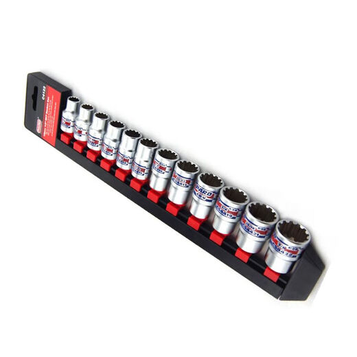 Multifunctional hexagonal twelve-point socket 3/8 plum blossom E-type metric socket head small medium large 1/4 1/4 small fly metric multi-functional set