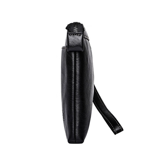 Kadile Crocodile Men's Cuff Soft Envelope Bag Hand Grab Large Capacity Clutch Men's Black Gift for Husband Father's Day Gift