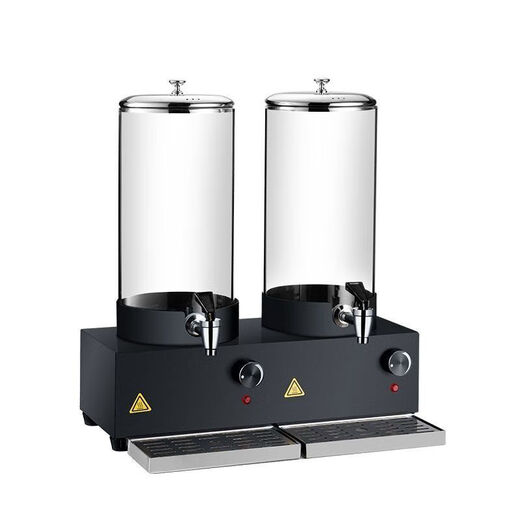 Buffet Milk Cauldron Stainless Steel Electric Juice Bucket Buffet Hot Drink Machine Transparent Bucket + Stainless Steel Faucet Sold Separately