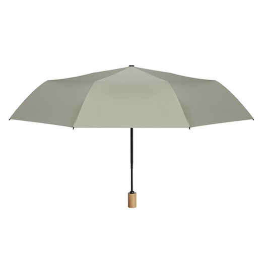 Tri-Pololar Holzgriff Dach falten Vinyl Parasol Handbuch Tri-fach Regenschirm TP7027 Burgund (Handbuch)