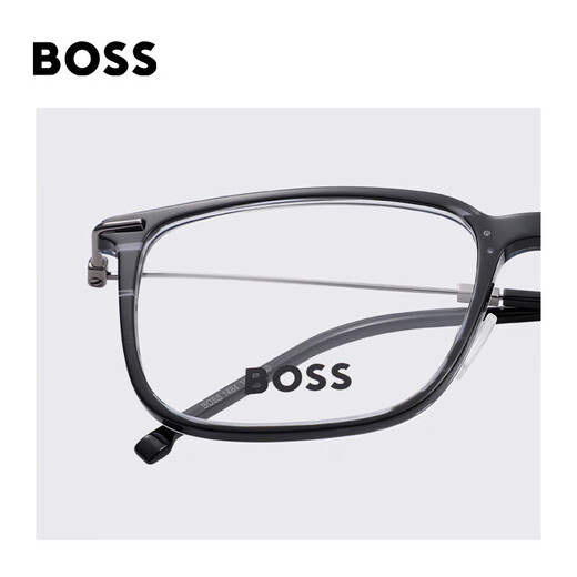 雨果博斯（HUGO BOSS）光学眼镜框男女款修饰脸型超轻方框近视眼镜架1484 VQ7 56mm