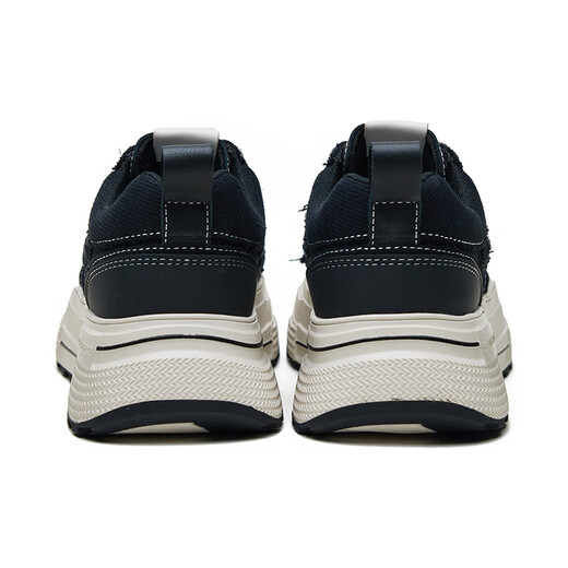 SHOOT BRAND重奏系列耐磨厚底帆布鞋 潮流小脏鞋 男女同款 黑色 38