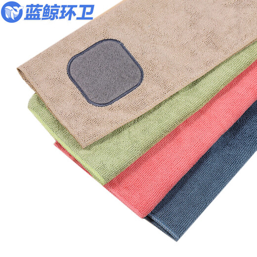 蓝鲸环卫 多功能吸水不掉毛擦手布可挂式卫生间清洁抹布【蓝色】LJHW-9711