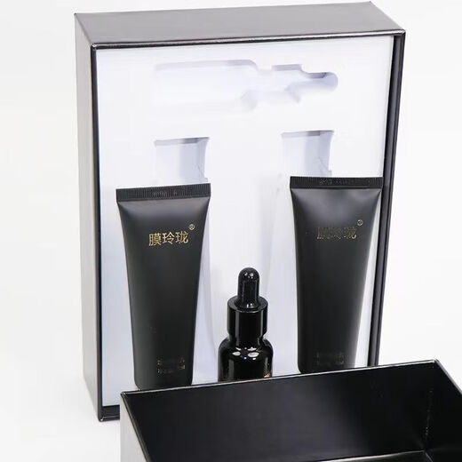 Membrane exquisite white hair, black hair and white hair health, black sesame and polygonum multiflorum essence hair milk, black hair milk, three boxes