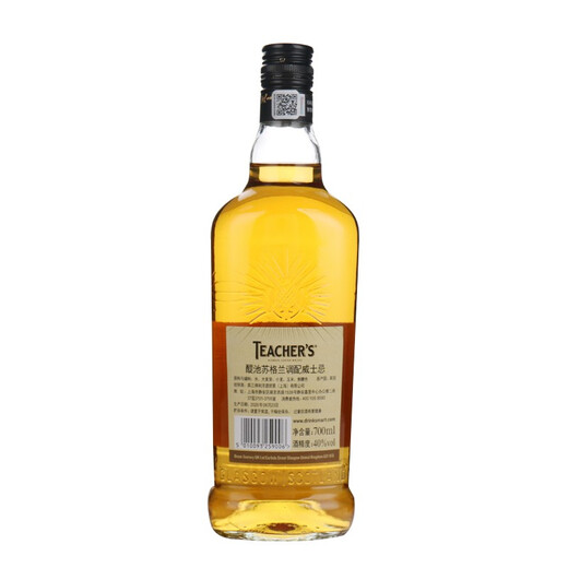 三得利（Suntory）醍池苏格兰调配威士忌TEACHERS 铁骑士威士忌700ml 英国原装进口洋酒