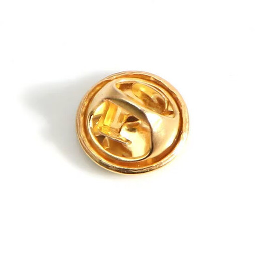 Universal alloy brooch butterfly buckle badge badge spare buckle pin buckle spurs base back buckle fixed buckle gold (10 pieces)