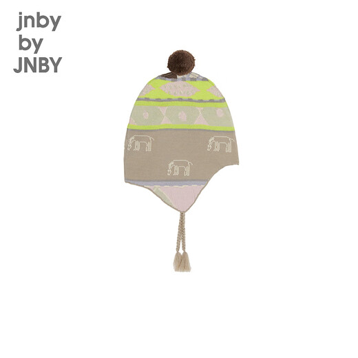 Jnby von Jnby Jiangnan Stoff Kinderkleidung Hut verdickt niedliche süße lässige drucke Herbst- und Winterjungen und Mädchen Kinder 6o0k13820 904/gemischt rosa Grün L