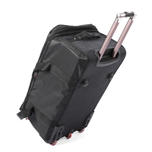 DITD DESIGN IN THE DESIGN可扩展大容量拉杆包航空托运包可折叠上学出国旅行包长短途行李袋 灰色 中号28寸（需托运）