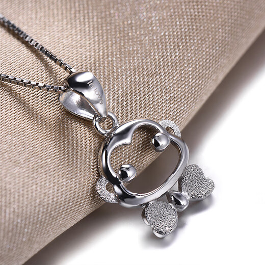 Pt.Charm new product Zodiac Oath Monkey platinum pendant fashionable women's pendant birthday gift for girlfriend platinum necklace If it is not in stock, it can be customized. Take 1.5g as an example