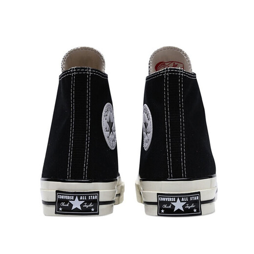 匡威（Converse）帆布鞋男鞋女鞋2025新款夏季1970S三星标经典高帮运动鞋休闲鞋 1970S黑色高帮162050C 36.5