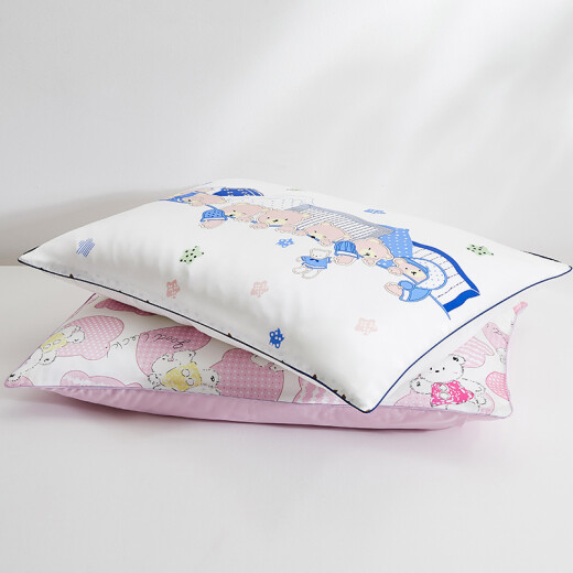 Taihu Snow Children's Silk Pillow Core Silk Pillowcase Silk Filled Baby Spring and Summer Pillow Good Night Baby 35*50cm