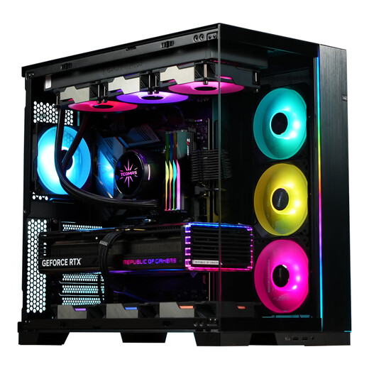 Colorful RTX5060/RTX5050 independent graphics + Intel i7 14700/i7 13700/i7 12700KF computer game console high-end e-sports design live broadcast desktop machine configuration seven丨i7 12700KF+RTX5050