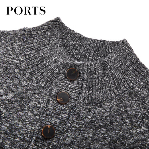 PORTS MENS MENS HIGH COU PLUL À Longue manche à manches longues Semolina L