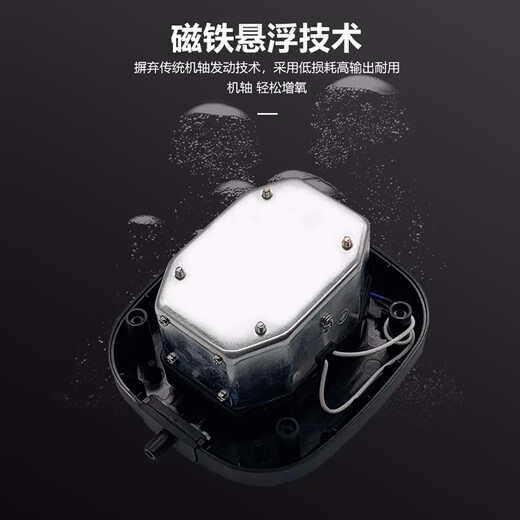 CO-DU (Gong DU) Ultra-Bass-Fischtank-Sauerstoffpumpe kleiner Haushalt Aerobic Aquarium Sauerstoffpumpe Sauerstoffpumpe Aquarium Sauerstoffpumpe AP-698 Doppelloch-Leistung 5W Gasvolumen 6*2 l/min