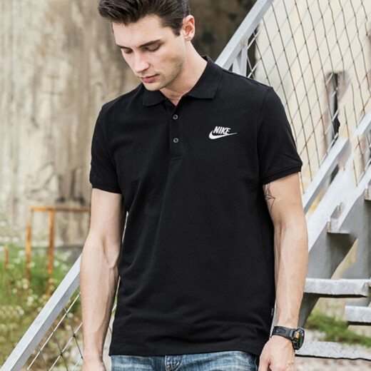 耐克（NIKE）短袖男 25夏季新款运动服休闲跑步健身训练服宽松T恤网球POLO衫 FN3895-010/偏大一码 M
