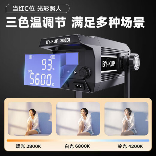 Beiyang (beiyang) live photography fill light 300W professional live broadcast light soft ball COB studio dedicated live broadcast room full set of spherical spotlight sun lamp deep polished lamp