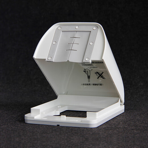 Panasonic switch socket type 86 Hongcai extra large socket waterproof box splash-proof box thick socket protective cover cover IP23 white socket waterproof box