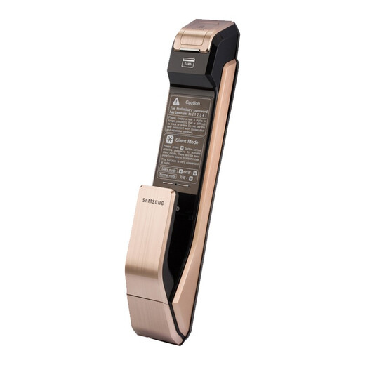 Samsung (Samsung) Localización de huellas digitales Puerta de seguridad para el hogar Smart Hogar Puerta de madera Bloqueo P718 JD Logistics P718 Gold [Cuerpo de bloqueo automático completo + Huella digital óptica]