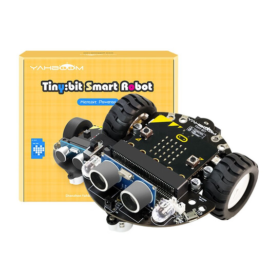 亚博智能（YahBoom）Microbit智能小车套件 图形化编程创客教育wifi视频机器人python Tiny:bit（含主板）